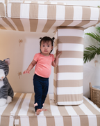 CUCU Couch  + Extra Cover (Cafe Stripes)