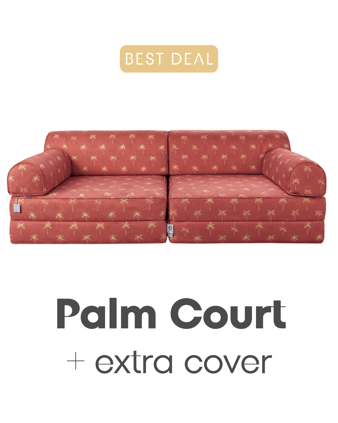 CUCU Couch  + Extra Cover (Palm Court)