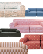 CUCU Couch  + Extra Cover (Cafe Stripes)